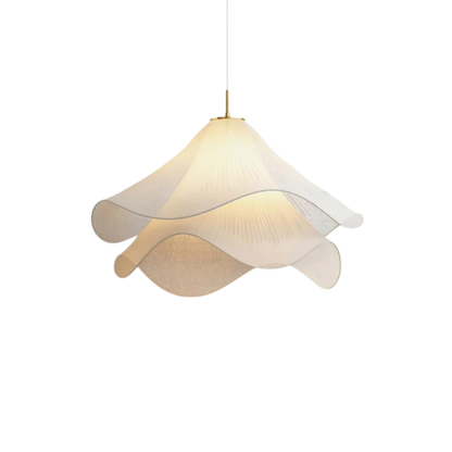 Flush Mount Ceiling Light Wave Textile – Elegant Design for Cozy Ambiance 0