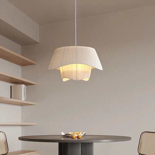 French Cream Style Pendant Lamp – Modern Aesthetic with Warm Ambiance 2