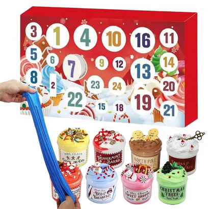 Funny Christmas Slime Advent Calendar – Delightful Surprises for Creative Fun 0