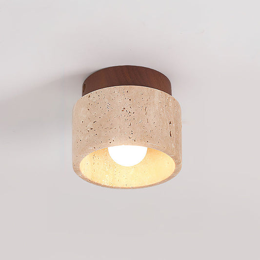 Gaila Flush Mount Ceiling Light – Natural Elegance with Inviting Glow 0