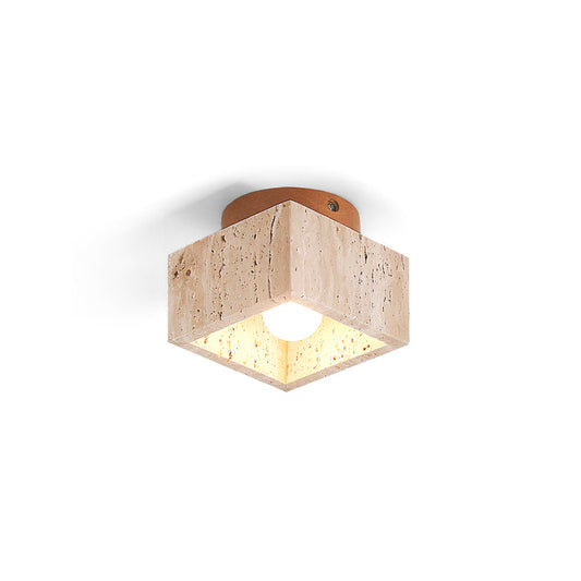 Gaila Flush Mount Ceiling Light – Natural Elegance with Inviting Glow 1