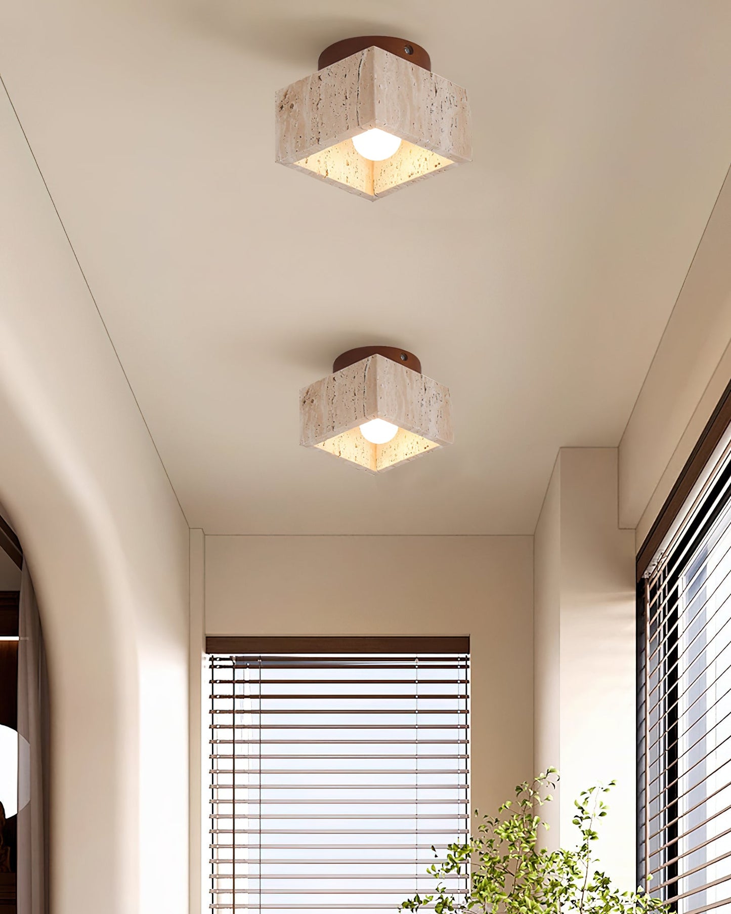 Gaila Flush Mount Ceiling Light – Natural Elegance with Inviting Glow 3