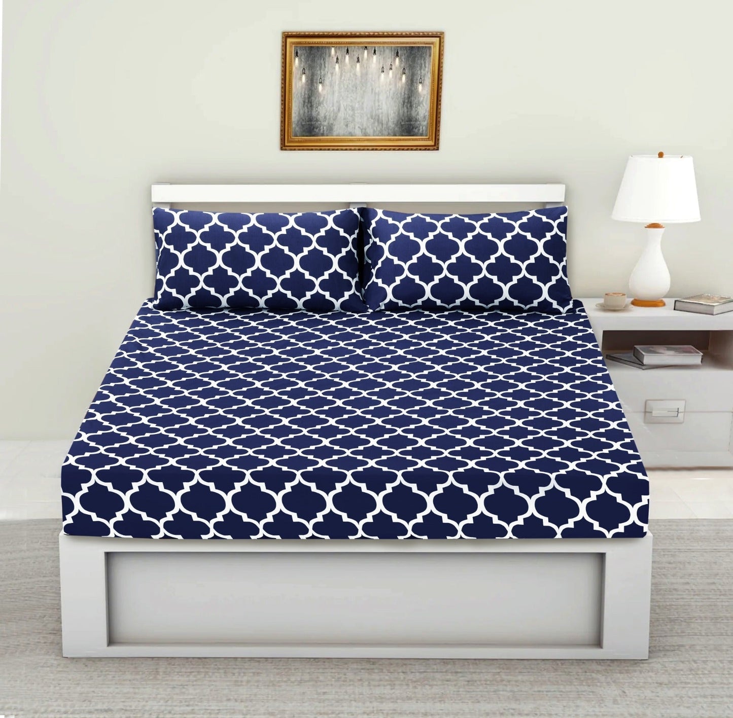 Geometric King Size Fitted Sheet – Ultimate Comfort for Dreamy Nights 3