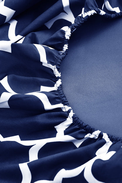 Geometric King Size Fitted Sheet – Ultimate Comfort for Dreamy Nights 4