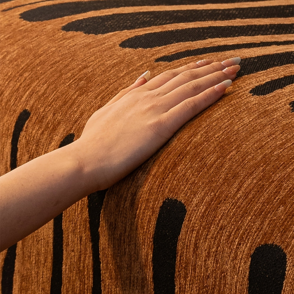 Geometric Tribal Chenille Sofa Cover – Chic Protection for Cozy Living Spaces 7