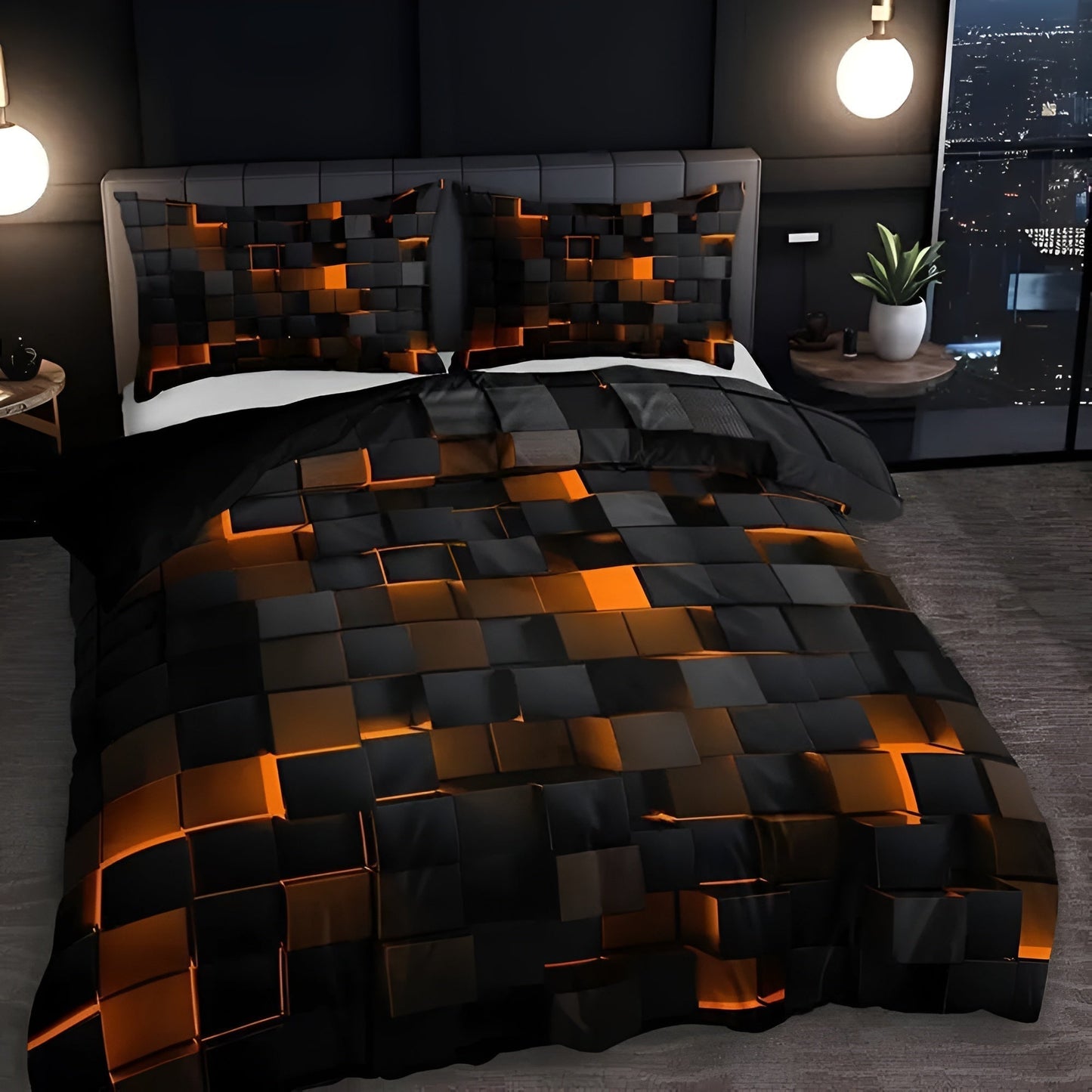 Geometrix Duvet Cover Set – Modern Design for Ultimate Comfort 3