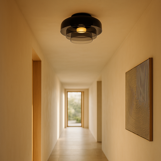GlassLuxe Ceiling Lamp – Elegant Illumination for Every Space 1
