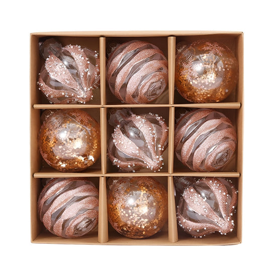 Golden Christmas Baubles Set – Stylish Touch for Holiday Cheer 0