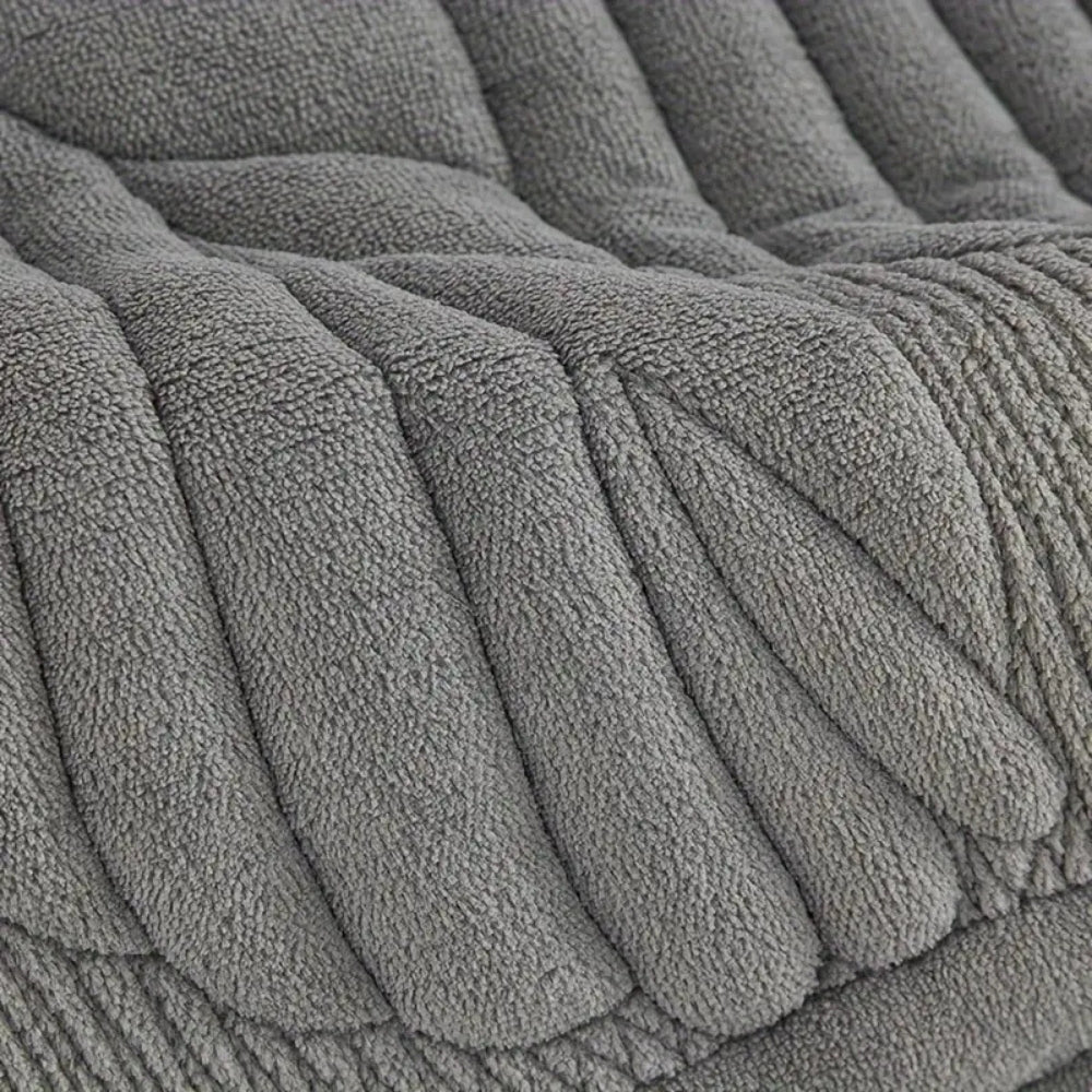 Green Leaf Pattern Recliner Chair Cover – Stylish Protection For Your Furniture 6