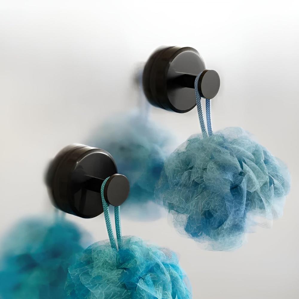 Grip-Lock Shower Curtain Rings – Innovative Suction Cup Hooks for Versatile Storage 10