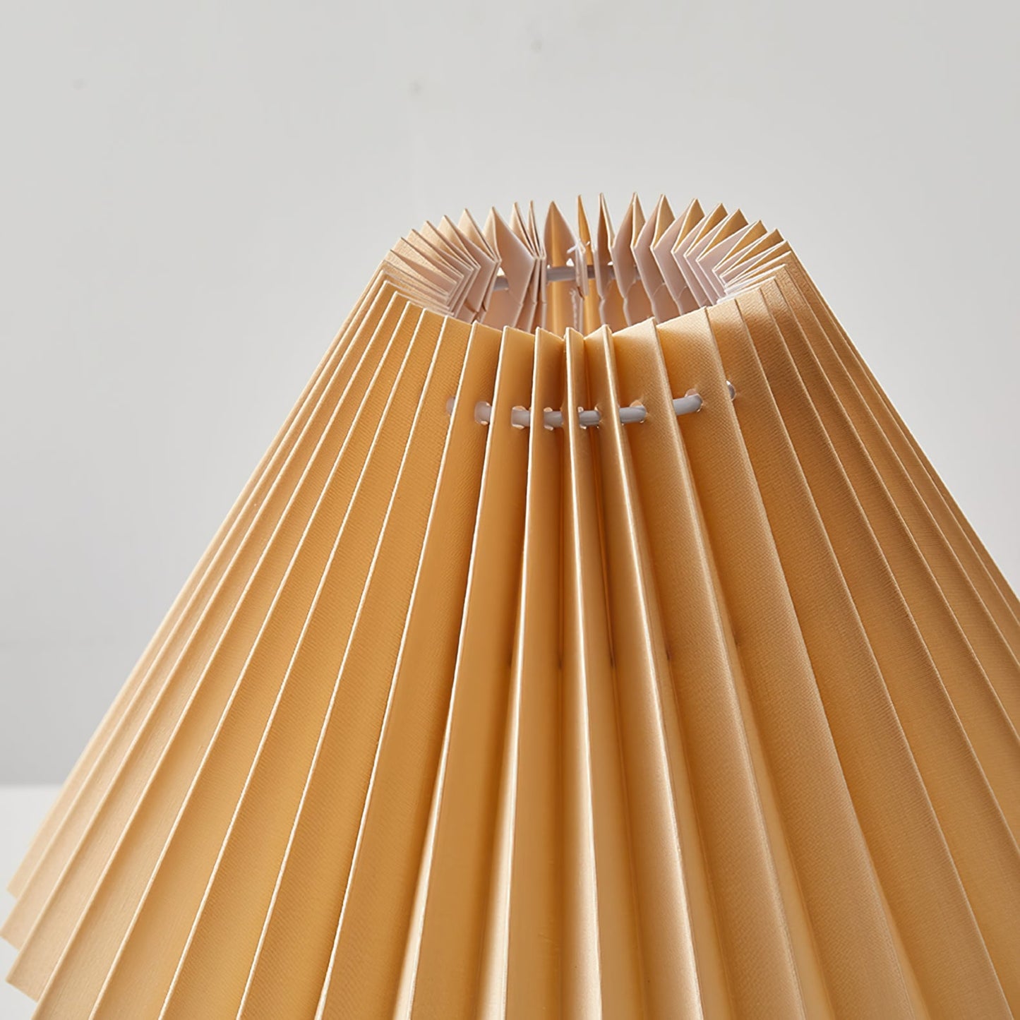 Haddie Table Lamp – Elegant Wood and Fabric Design 5