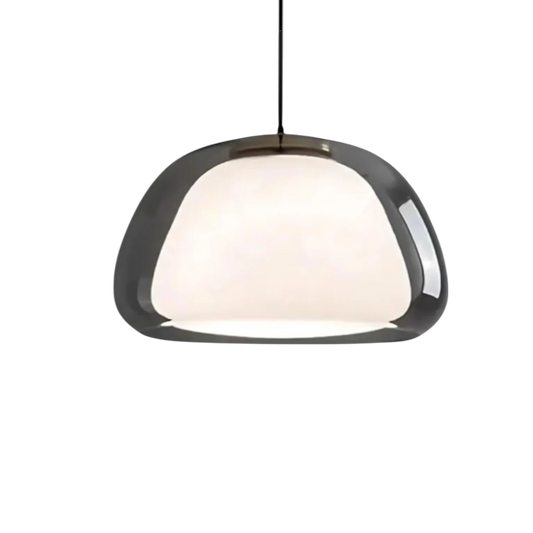 Hanging Light Glass Sphere Duo – Stylish Design with Warm Illumination 0