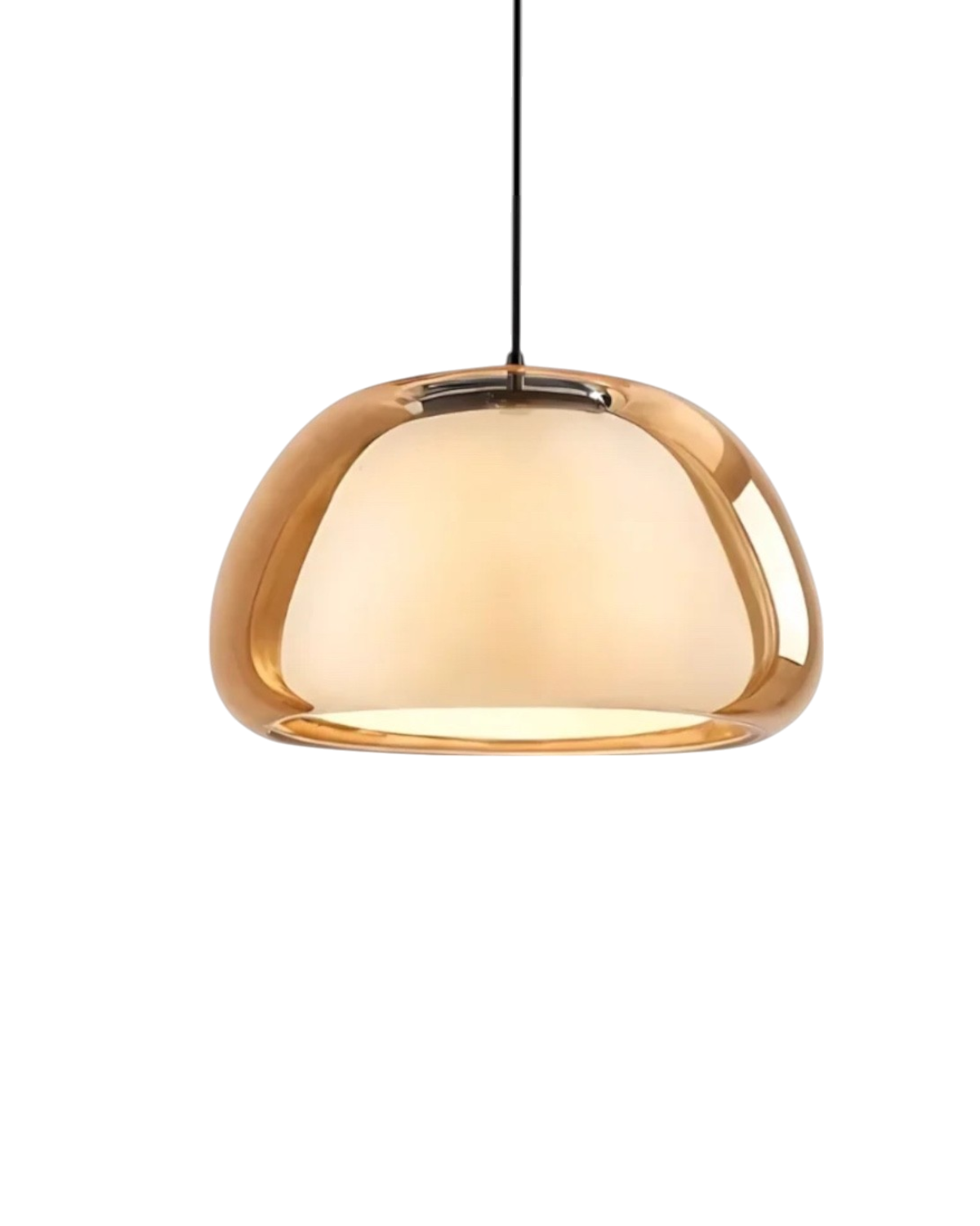 Hanging Light Glass Sphere Duo – Stylish Design with Warm Illumination 4