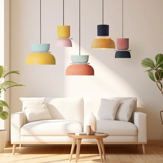 Hanging Light Nordic Macaron Style – Soft Pastel Hues for Serene Ambiance 1