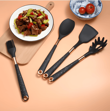 Heat-Resistant Silicone Kitchen Utensils Set – Essential Tools for Effortless Cooking 7