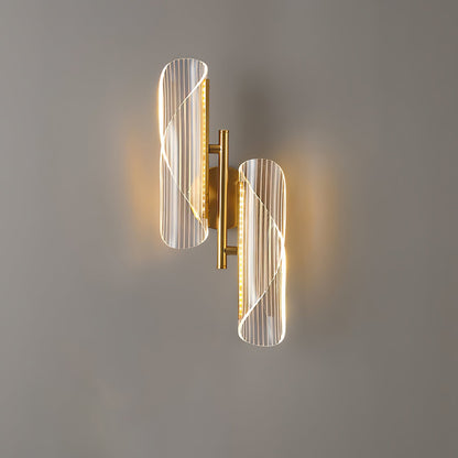 Hershal Luxe Wall Lamp – Stunning Crystal Design with Warm Glow 4