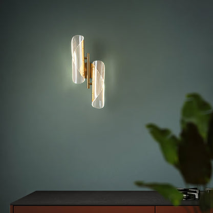 Hershal Luxe Wall Lamp – Stunning Crystal Design with Warm Glow 7