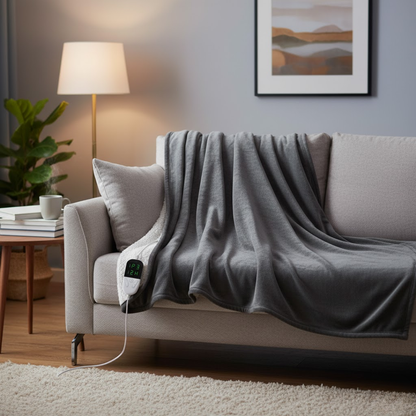 Hygge Electric Heated Blanket – Warmth Redefined for Cozy Evenings 0