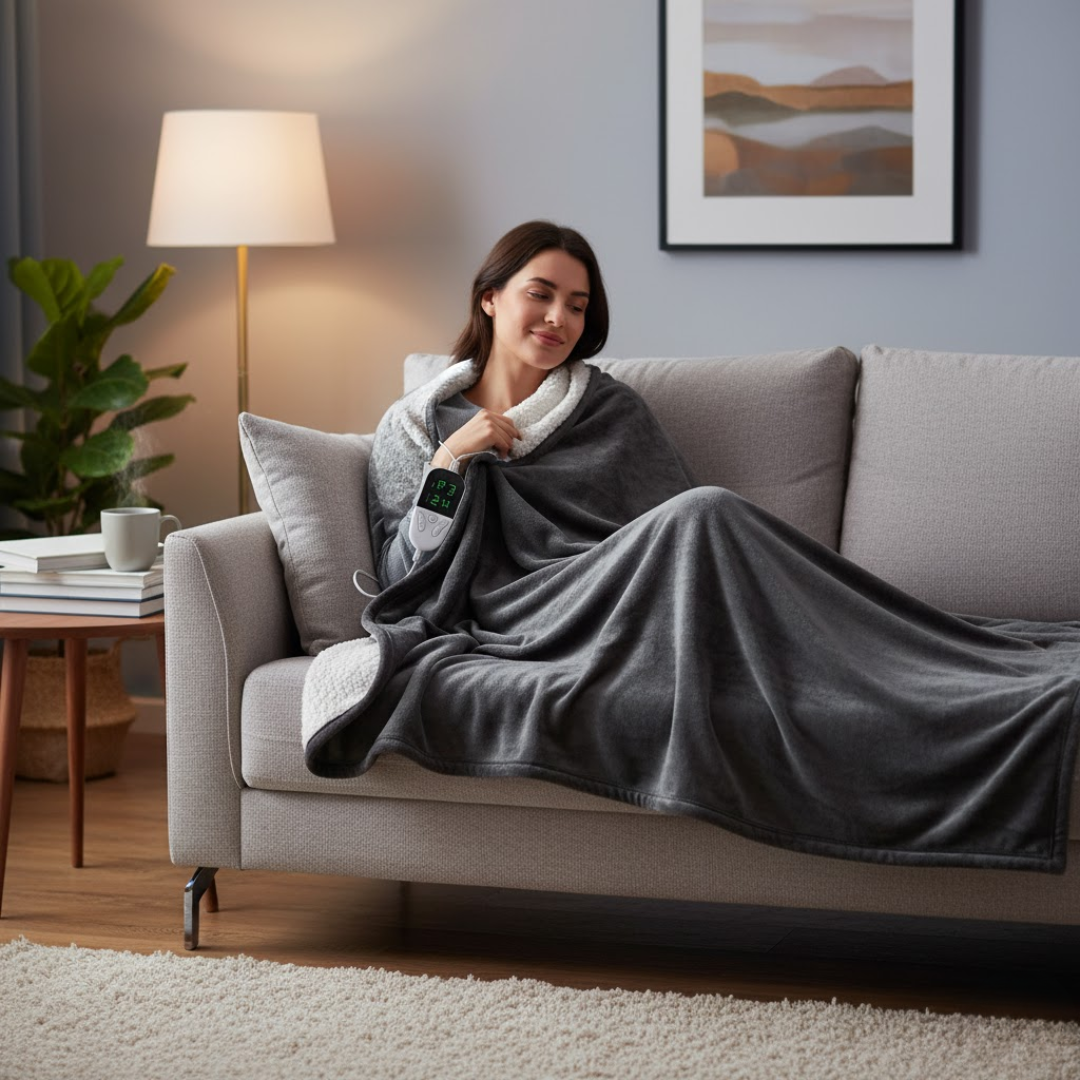 Hygge Electric Heated Blanket – Warmth Redefined for Cozy Evenings 1
