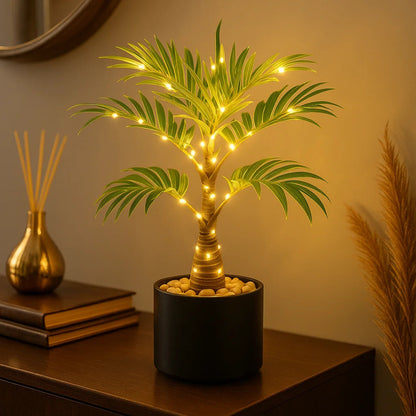 Island Palm Table Lamp – Tropical Ambiance for Cozy Evenings 2
