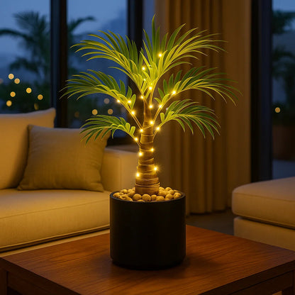 Island Palm Table Lamp – Tropical Ambiance for Cozy Evenings 5