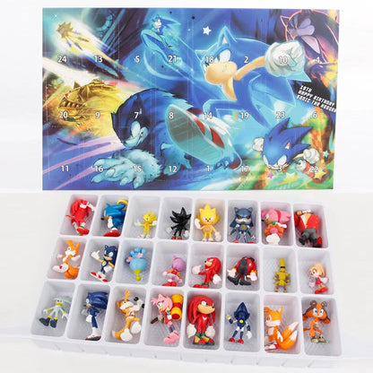 Kawaii Figur Set Mario Sonic PAW Patrol – Joyful Advent Collectibles for Every Day 1