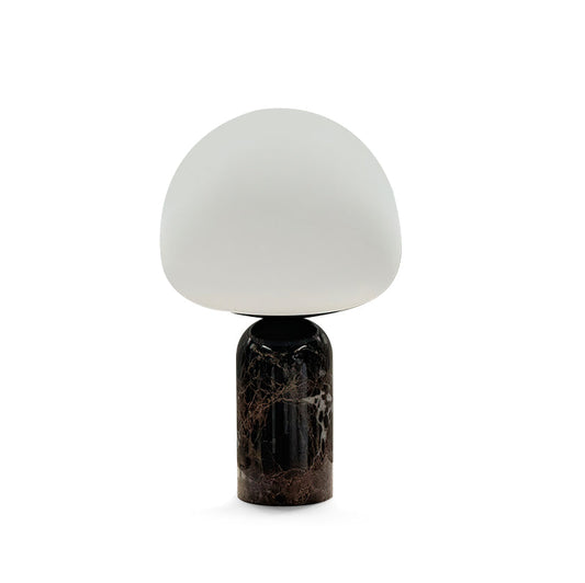 Kizu Table Lamp – Elegant Marble and Glass Style 0