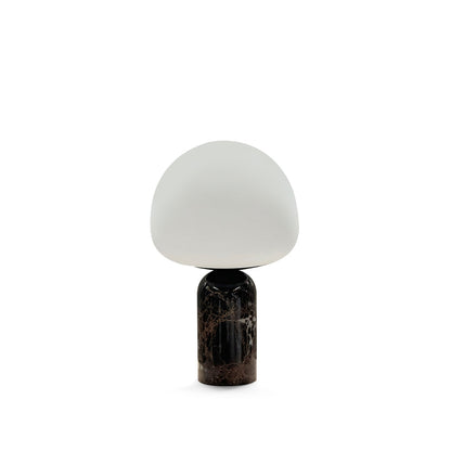 Kizu Table Lamp – Elegant Marble and Glass Style 1