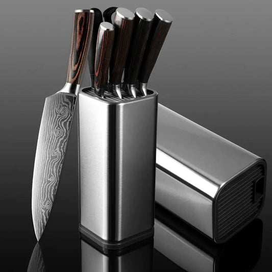 Knife Block Holder – Elegant Storage for Culinary Tools 0