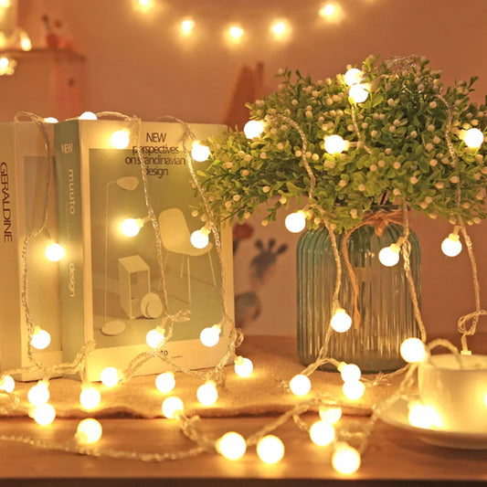 LED Ball Light Chain – Magical Ambiance for Outdoor Celebrations 1
