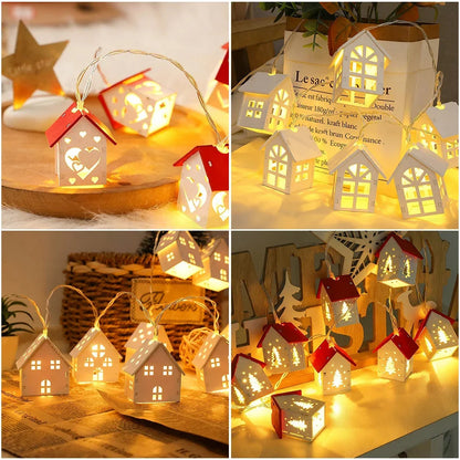 **LED Christmas Light Chain** – Warm Glow for Festive Decor 2