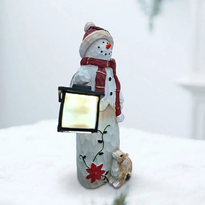 LED Light Snowman Ornament – Enchant Your Garden with Festive Glow 3