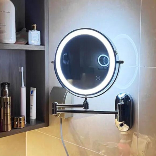 LED Magnifying Makeup Mirror – Bright Illumination for Flawless Application 0