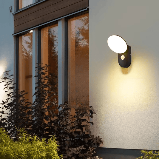 LED Outdoor Wall Sconce with Motion Sensor – Automatic Illumination for Enhanced Security 1