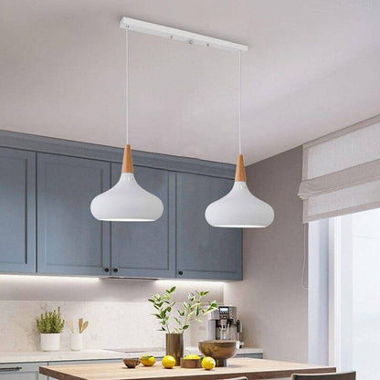 LED Pendant Light Metal And Wood – Stylish Illumination For Modern Spaces 5