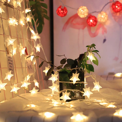 LED Star Light Chain – Enchanting Glow for Any Occasion 7