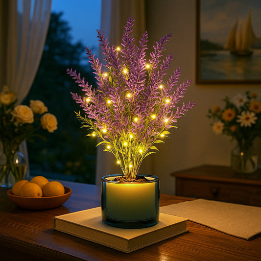 LED Table Lamp Lavender Dream – Serene Glow for Cozy Vibes 0