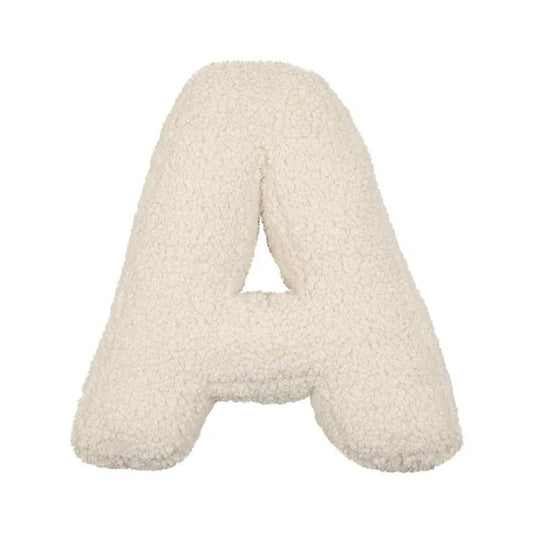 Lambswool Letter Cushion – Soft Comfort for Creative Learning 0