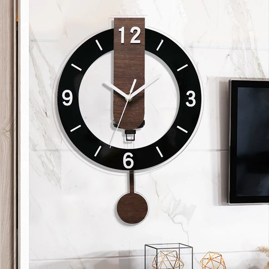 Large European Retro Swing Wall Clock – Classic Elegance for Any Space 0