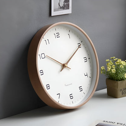 Large Wall Clock with Elegant Wood Finish – Timeless Style for Any Room 2