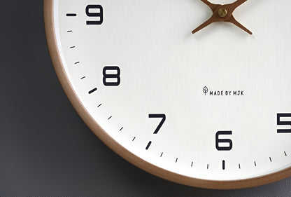 Large Wall Clock with Elegant Wood Finish – Timeless Style for Any Room 6
