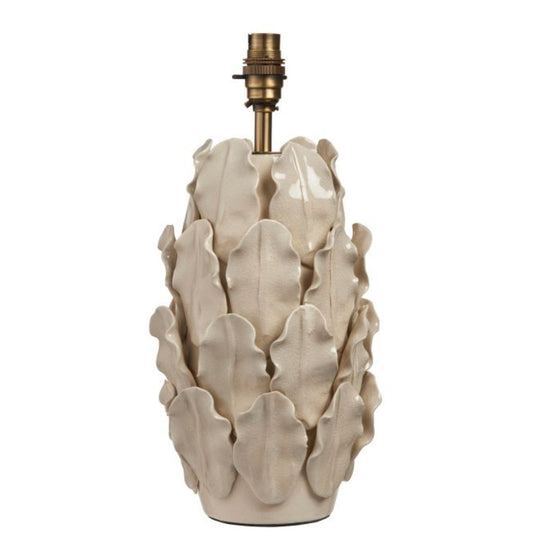 Layered Lamp Leaf – Handcrafted Ceramic Design for Elegant Spaces 0