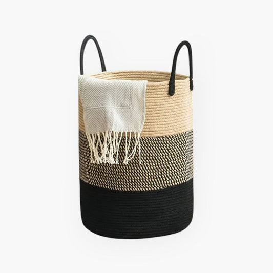 Linéa Woven Storage Basket – Elegant Organization for Your Home 0