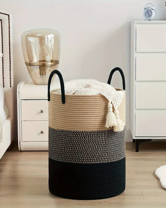 Linéa Woven Storage Basket – Elegant Organization for Your Home 1