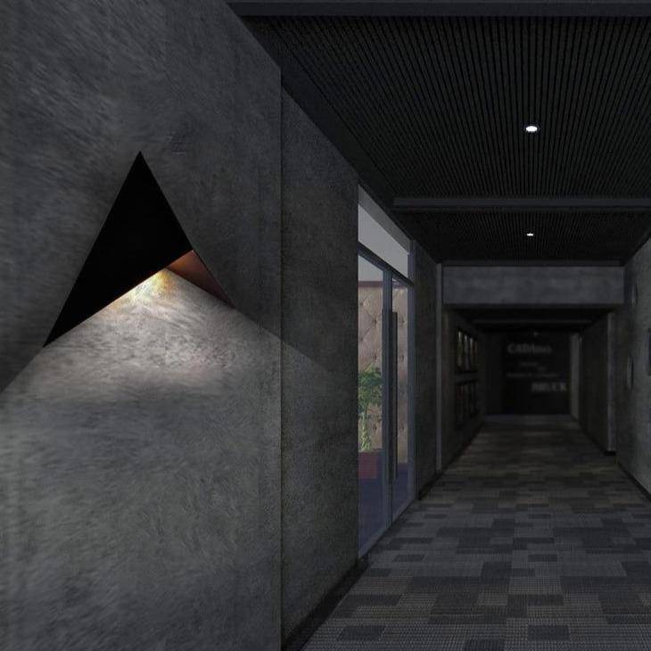 Loft Triangular LED Wall Light – Modern Design with Versatile Illumination 2