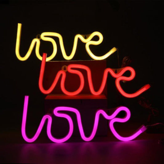 Love Neon Sign Light – Brighten Your Space with Vibrant Glow 1