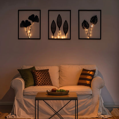 Lumen Leaf Frame Set – Stylish Wall Art for Cozy Vibes 3