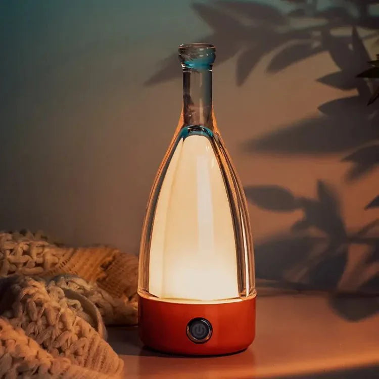 LumiBottle Night Lamp Wine Bottle Shape – Soft Warm Glow for Relaxing Evenings 2