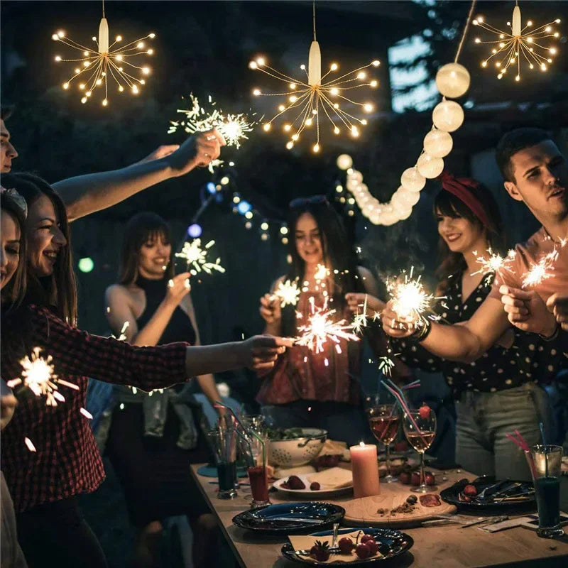 LumiBurst LED Fireworks String Lights – Enchanting Ambiance for Celebrations 6