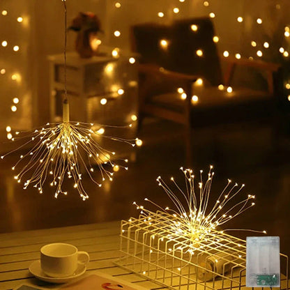 LumiBurst LED Fireworks String Lights – Enchanting Ambiance for Celebrations 7